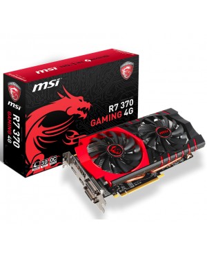 R7 370 GAMING 4G - MSI - Placa de Vídeo Radeon R7 370 4GB DDR5 256Bits R7 370 Gaming 4G