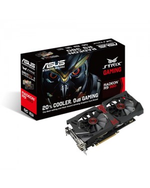 STRIX-R9380-DC2OC-2GD5-GAMING - ASUS_ - Placa de Vídeo Radeon R9 380 2B DDR5 256Bits Asus