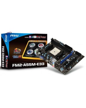 FM2-A55M-E33 - MSI - Placa Mãe AMD A55