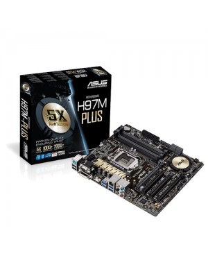 H97M-PLUS - ASUS_ - Placa Mãe Intel H97 MATX Asus