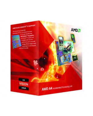 AD4000OKHLBOX - AMD - Processador A4-4000 DC 3.20GHz 1MB FM2