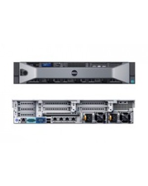 210-ADHF - DELL - Servidor Rack PowerEdge R730 Intel Xeon E5-2630v3 2.4GHz 8C, 16GB RAM, 1x 300GB SAS, 2x Fonte 750W Dell