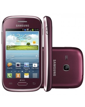 GT-S6293WRPZTO - Samsung - Smartphone Galaxy Young Plus TV Vermelho