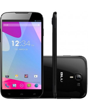 BLU-D650I-Q-BLA-01 - Outros - Smartphone Studio 6.0 HD Preto Dual Chip 3G+ Android 3.3 Câmera 8MP Memoria Interna 4GB Tela 6 Desbloqueado BLU