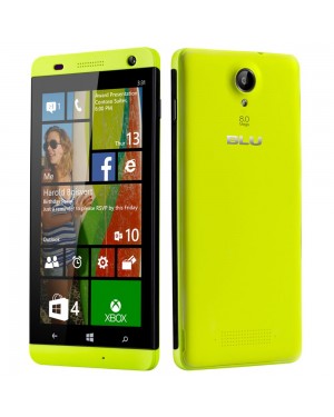 BLU-W510L-Q-YEL-01 - Outros - Smartphone Win HD Amarelo Dual Chip 3G+ Windows 8.1 Câmera 8MP Memoria Integrada 8GB Tela 5 HD Desbloqueado BLU