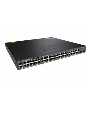 WS-C2960X-48LPD-L - Cisco - Switch Catalyst 2960-X 48 GigE PoE 370W, 2x 10G SFP+ LAN Base