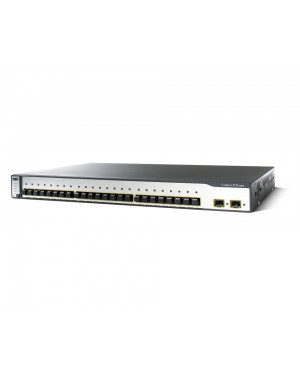 WS-C3750V2-24FS-S - Cisco - Switch Catalyst 3750 24 Portas