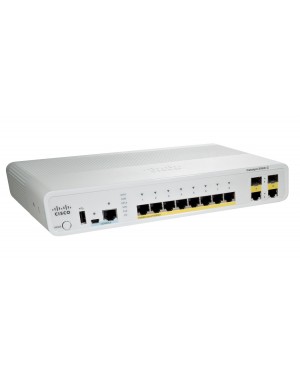 WS-C2960CPD-8PT-L - Cisco - Switch Giga Catalyst 8 porta