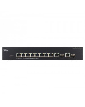 SRW2008P-K9-NA_PR - Cisco - Switch SG300-10P