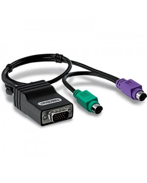 TK-CAT5P - Outros - Cabo KVM para Chaveador CAT5 1 xVGA + 2x PS/2 + 1X 10/100Mbpc RJ45 0.4m TRENDnet