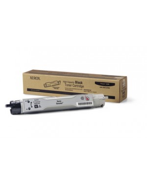 106R01085NO - Xerox - Cartucho de toner original xerox preto de alta capacidade para phaser 6300 durabilidade de ate 7000 paginas