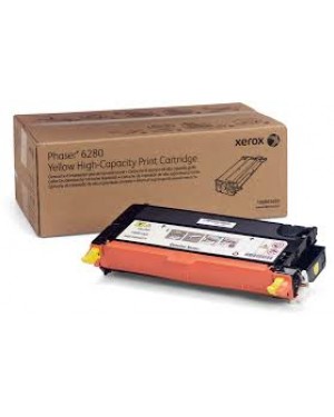 106R01402-NO - Xerox - Cartucho de toner original xerox amarelo para 6280 n caixa com 1 unidade ate 5900 pagina