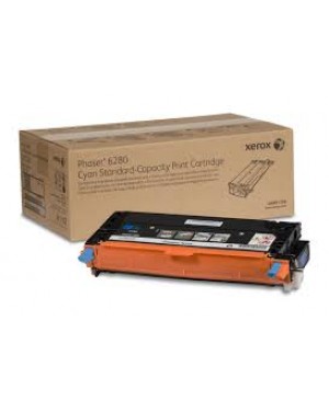 106R01400-NO - Xerox - Cartucho de toner original xerox ciano para 6280 n caixa com 1 unidade ate 5900 pagina