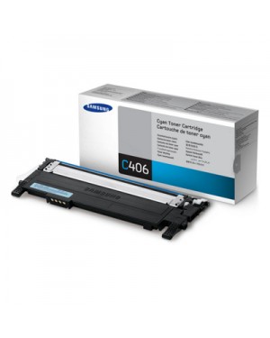 CLT-C406S/XAZ - Samsung - Toner CLT-C406S ciano