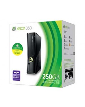 3M6-00010 - Microsoft - Vídeo Game Xbox 360 500GB+ COD Ghosts DVD + COD Black Ops II