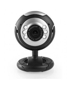 WCPP02 - Outros - Webcam Blister Preto e Prata PCTOP