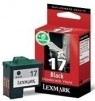 010NX217B - Lexmark - Cartucho de tinta No.17 preto X75/X1150/X1110/X74/X1130/X1180/X1170/X2250/X2240/X2