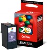 018C1429E - Lexmark - Cartucho de tinta #29 ciano magenta amarelo X2550 X2530 X2500 X2510 X5490 X5495 Z845 Z1320 Z1300
