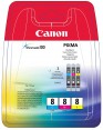 0621B029 - Canon - Cartucho de tinta CLI-8 ciano magenta amarelo iP3300 iP3500 iP4200 iP4200x iP4300 iP4500 iP4500x iP5200 iP