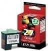 10NX227B - Lexmark - Cartucho de tinta No.27 preto