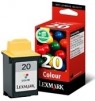 15M0120KLNR20 - Lexmark - Cartucho de tinta #20 ciano magenta amarelo