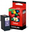 18C2110B - Lexmark - Cartucho de tinta #15 ciano magenta amarelo X2650 X2670 Z2320