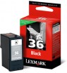 18C2130BP - Lexmark - Cartucho de tinta No.36 preto X3650/X4650/X6650/X5650/X6675/Z2420