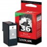 18C2130BR - Lexmark - Cartucho de tinta No.36 preto X3650/X4650/X5650/X6650/X6675/Z2420