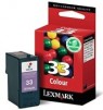 18CX033BL - Lexmark - Cartucho de tinta No.33 preto