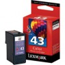 18Y0143BL - Lexmark - Cartucho de tinta No.43 preto