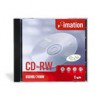 19003 - Imation - CD-RW 10x-24x 650MB-74min 10pk showbox