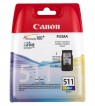 2972B001 - Canon - Cartucho de tinta CL-511 ciano magenta amarelo iP2700 2702 MP240 MP250 MP252 MP260 MP270 MP272 MP280 MP282