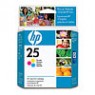 51625AL - HP - Cartucho de tinta 25 ciano magenta amarelo Deskjet 310/320/340C/400C/420C/500C/550C/560C