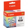 6881A009 - Canon - Cartucho de tinta BCI-24 preto i250 i320 i350 i450 i455 i470D i475D MultiPASS F20 MP3