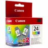 6882A009 - Canon - Cartucho de tinta BCI-24CL ciano magenta amarelo i250 i320 i350 i450 i455 i470D i475D MultiPASS F20/MP360/MP3