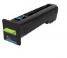 72K10C0 - Lexmark - Toner ciano CX820dtfe CX825dte CX825dtfe CX860dte CX860dtfe CX86