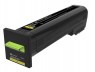 72K2XY0 - Lexmark - Toner amarelo CS820dte CS820dtfe CS820de