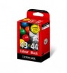 80D2966BA - Lexmark - Cartucho de tinta Twin-Pack preto