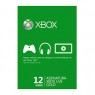 52M-00473 - Microsoft - Assinatura Xbox Live Cartão Gold 12 Meses
