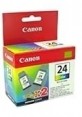 BCI-24C TWIN - Canon - Cartucho de tinta Twin preto