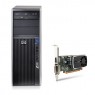 BKK757ET14 - HP - Desktop Z WORKSTATION BUNDEL (KK757ET+WS093ET) Z400 Quad-Core W3565 en NVIDIA Q600