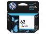 C2P06AE - HP - Cartucho de tinta 62 ciano magenta amarelo ENVY 5640 eAiO 7640 Officejet 5740