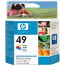 C6641AN - HP - Cartucho de tinta 49 ciano magenta amarelo