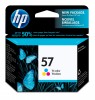 C6657AC - HP - Cartucho de tinta 57 ciano magenta amarelo