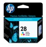 C8728AL - HP - Cartucho de tinta 28 ciano magenta amarelo Deskjet 5550