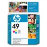 C8799FL - HP - Cartucho de tinta 49 ciano magenta amarelo