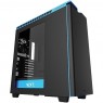 CA-H440W-M4 - Outros - Gabinete H440 Preto Fosco/Azul Lateral em Acrílico sem Fonte NZXT