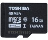 SD-C16G2T2F-TBR - Toshiba - Cartão de Memória 16GB Micro SD Classe 10 Card + Adaptado-