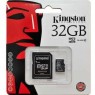 SDC4/32GB I - Kingston - Cartão de Memória 32GB MicroSD e Adaptador Classe 4