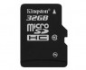 SDC10/32GBSP - Kingston - Cartão de Memória 32GB microSDHC Class 10